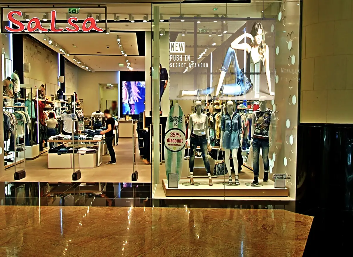 inexLED transparent - salsa store Marcus